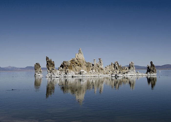 Monolake Greeting Card featuring the photograph Mono Lake #1 by Patricia Dennis
