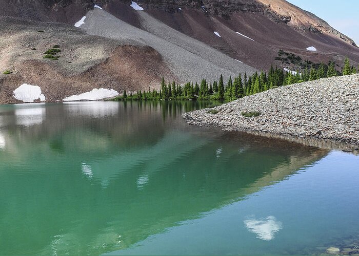 Navajo Greeting Card featuring the photograph Navajo Lake #1 by Aaron Spong