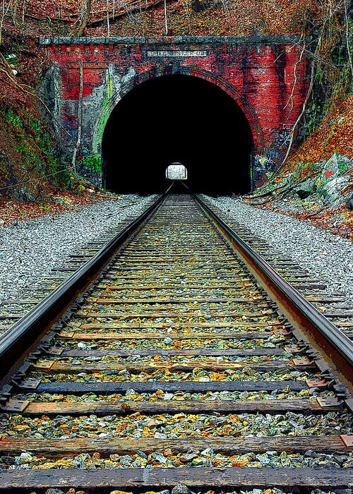 Ilchester Tunnel Greeting Card featuring the photograph Old Main Line #1 by Mike Flynn