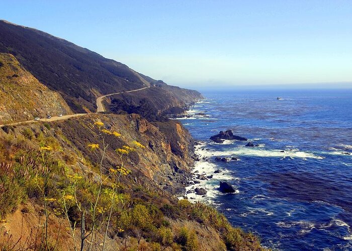 Pch Greeting Card featuring the photograph Pacific Coast Hwy  California #1 by Willie Harper