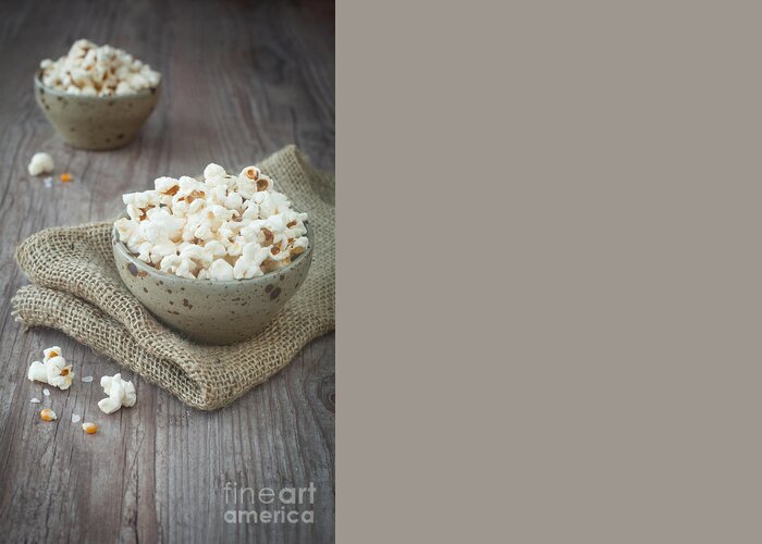 Background Greeting Card featuring the photograph Pop corn #1 by Sabino Parente