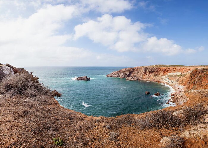 Algarve Greeting Card featuring the photograph Portugal, View Of Coastline #1 by Westend61