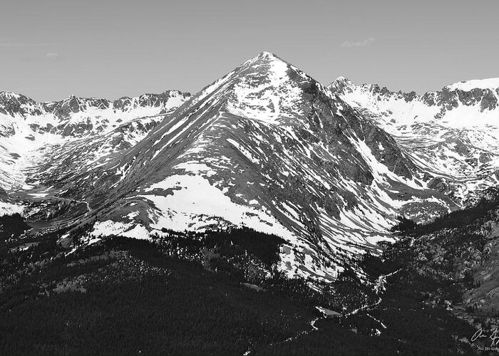 Quandary Greeting Card featuring the photograph Quandary Peak #1 by Aaron Spong