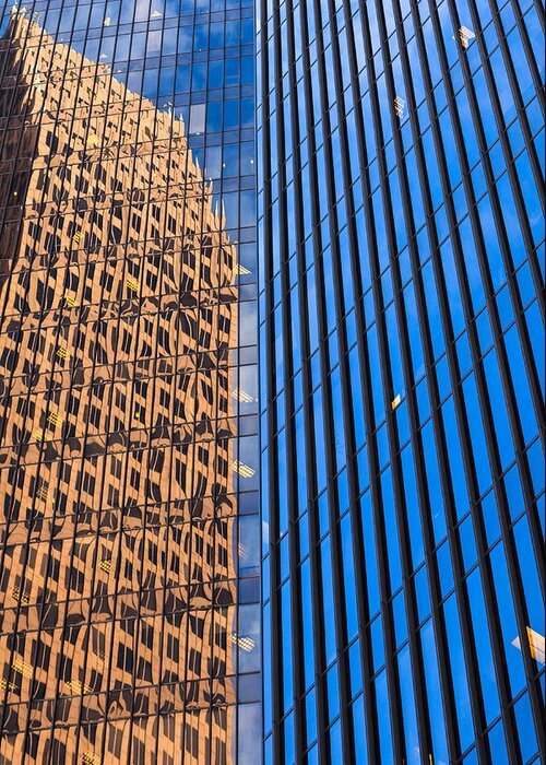 Architecture Greeting Card featuring the photograph Reflections #1 by Raul Rodriguez