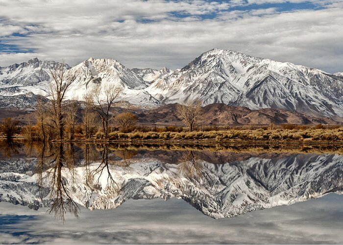 Water Greeting Card featuring the photograph Sierra Reflections #1 by Cat Connor