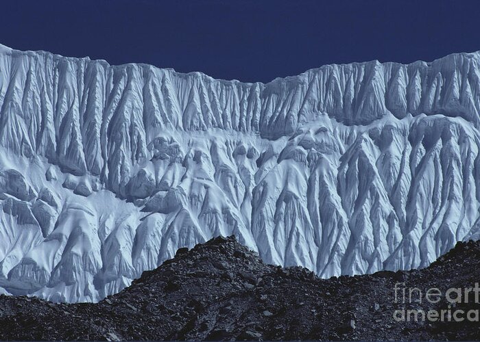 Outdoors Greeting Card featuring the photograph Snowcapped Mountain #1 by Art Wolfe