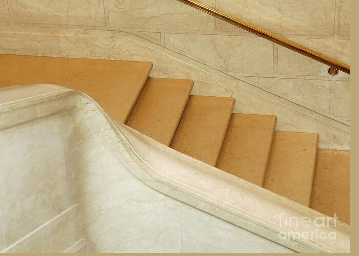  Greeting Card featuring the photograph Stairs 5 by Kathleen Gauthier