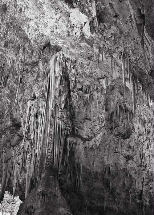 American Landmarks Greeting Card featuring the photograph Stalactites in the Hall of Giants #2 by Melany Sarafis