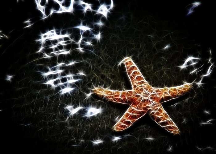 Ocean Greeting Card featuring the photograph Star Fish #2 by Steve McKinzie