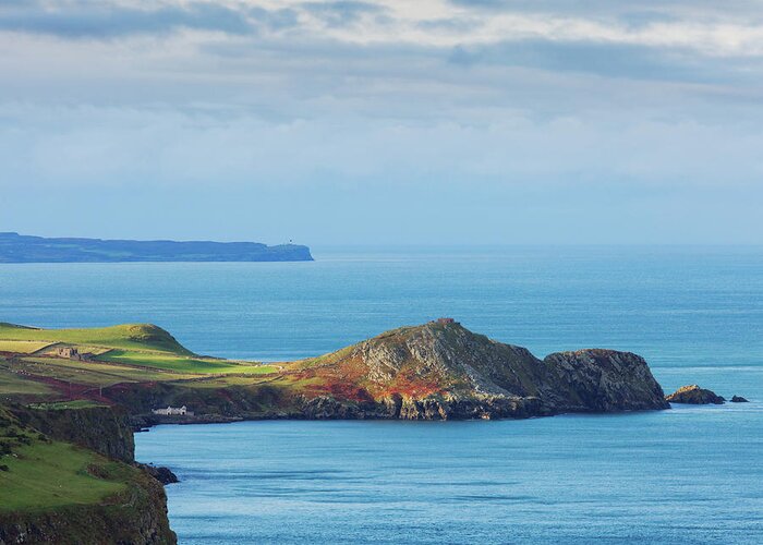 Scenics Greeting Card featuring the photograph Torr Head In Northern Ireland #1 by Mammuth
