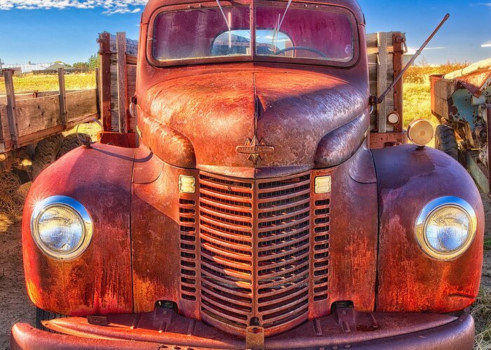 International Greeting Card featuring the photograph International Rust by Daniel George