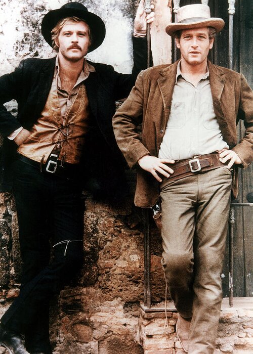 Butch Cassidy And The Sundance Kid Greeting Card featuring the photograph Butch Cassidy and the Sundance Kid by Silver Screen