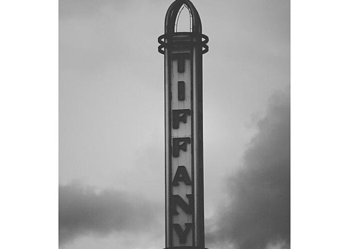 Bw_society_buildings Greeting Card featuring the photograph {miami Beach's Art Deco} In 1979 #11 by Joel Lopez