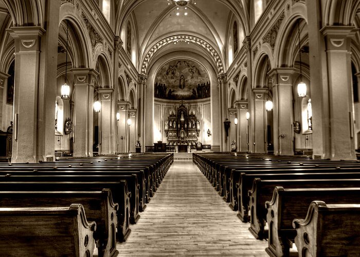 Mn Church Greeting Card featuring the photograph Church of the Assumption #9 by Amanda Stadther