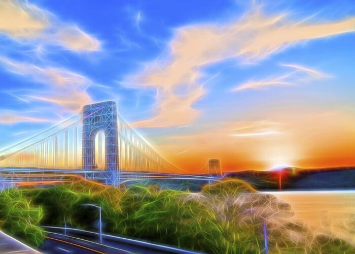 Gwb Greeting Card featuring the photograph Sunset Dream by Theodore Jones