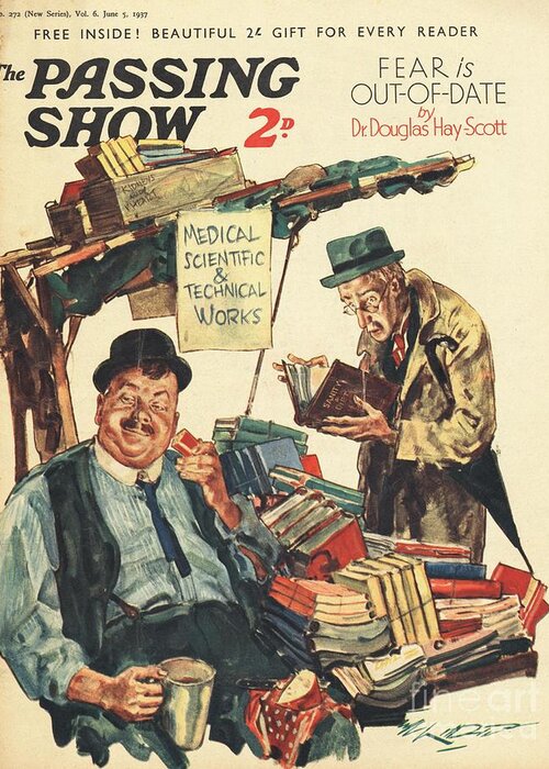 Ellers Greeting Card featuring the drawing 1930s,uk,the Passing Show,magazine by The Advertising Archives
