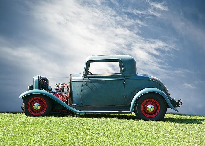 Coupe Greeting Card featuring the photograph 1932 Ford Classic American Hot Rod by Dave Koontz