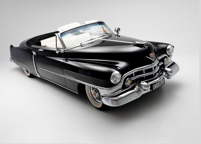 Car Greeting Card featuring the photograph 1950 Cadillac Convertible by Gianfranco Weiss