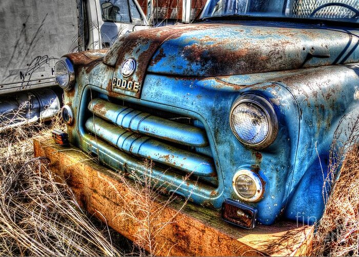 Hdr Greeting Card featuring the photograph 1954 Dodge Pickup by Paul Mashburn