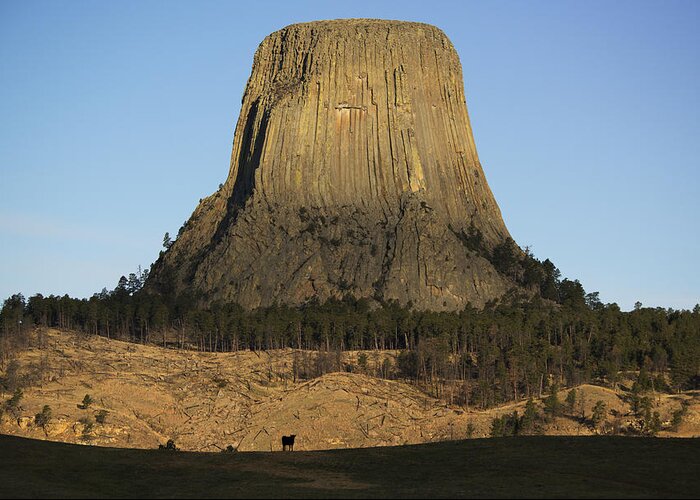 Kevin Schafer Greeting Card featuring the photograph Devils Tower National Monument Wyoming #2 by Kevin Schafer