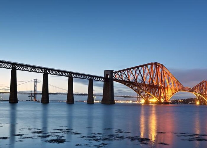 Forth Bridge Greeting Card featuring the photograph Forth Rail Bridge #2 by Stephen Taylor