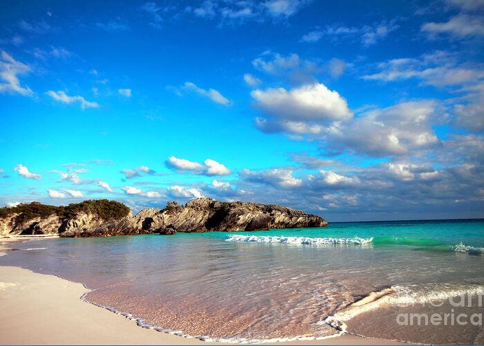 Bermuda Greeting Card featuring the photograph Horseshoe Bay in Bermuda #2 by Charline Xia