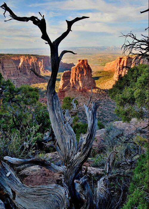 Colorado National Monument Greeting Card featuring the photograph Independence Monument #2 by Ray Mathis