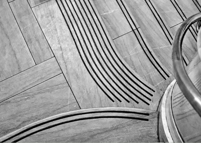 Nyc Greeting Card featuring the photograph Intersection of Lines and Curves #2 by Gary Slawsky