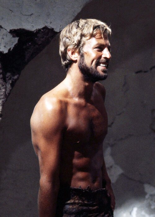 Beneath The Planet Of The Apes Greeting Card featuring the photograph James Franciscus in Beneath the Planet of the Apes #2 by Silver Screen