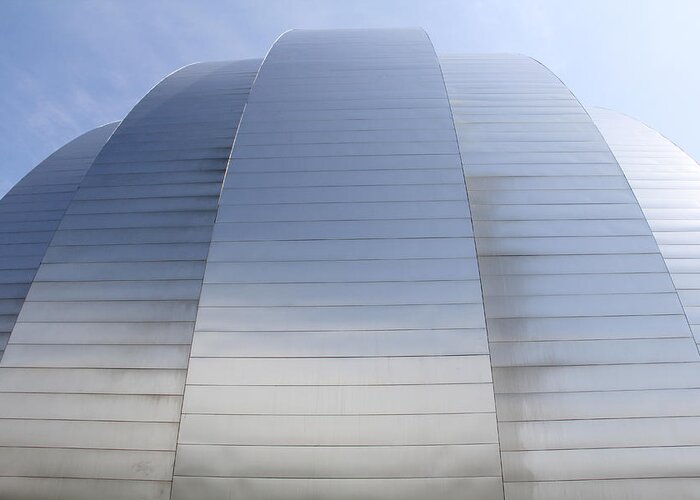 Architecture Greeting Card featuring the photograph Kauffman Center for Performing Arts #1 by Mike McGlothlen