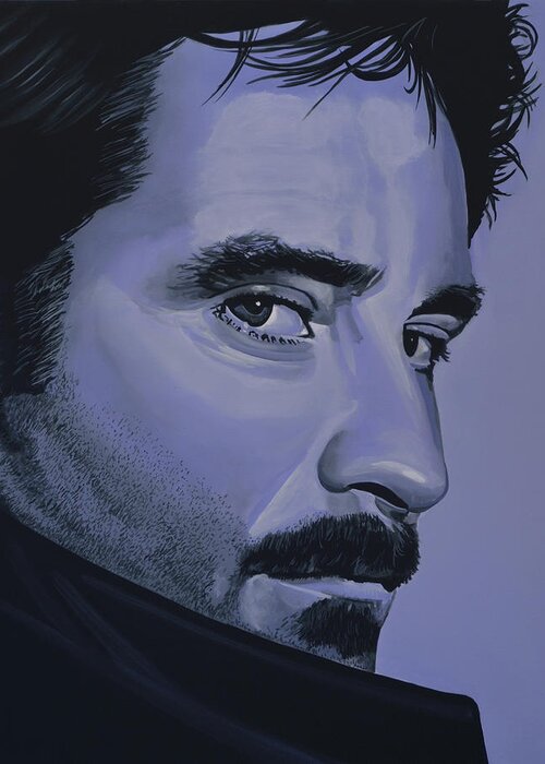 Kevin Kline Greeting Card featuring the painting Kevin Kline by Paul Meijering