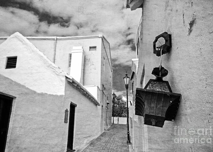 Bermuda Greeting Card featuring the photograph Narrow Alley #2 by Charline Xia