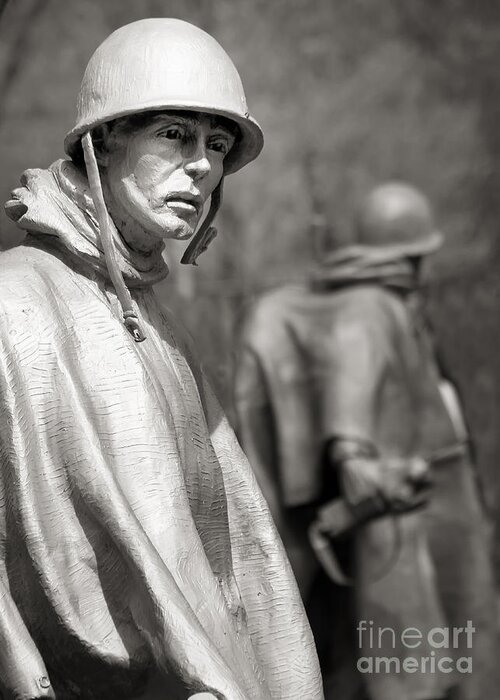 Statues Greeting Card featuring the photograph In Our Nation's Service by Geoff Crego