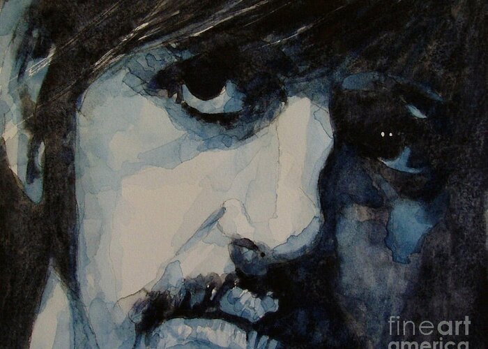 Ringo Starr  Greeting Card featuring the painting Ringo Starr by Paul Lovering
