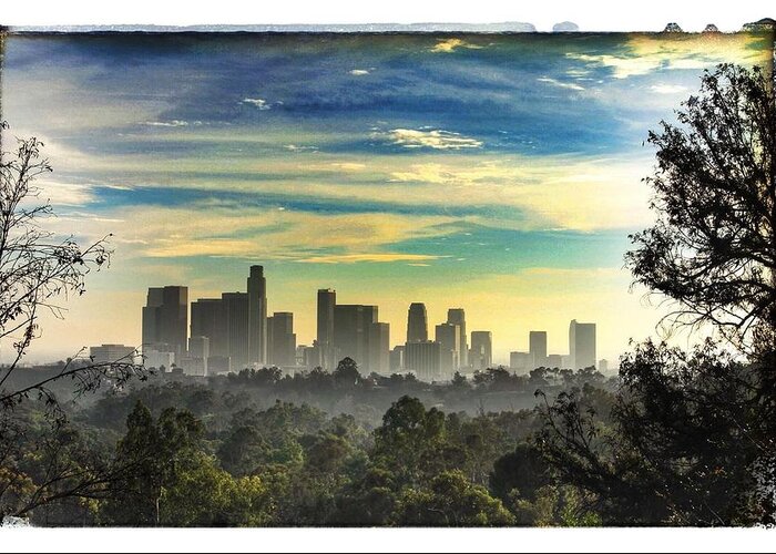 Los Angeles Greeting Card featuring the photograph Scene @ Los Angeles #2 by Jim McCullaugh