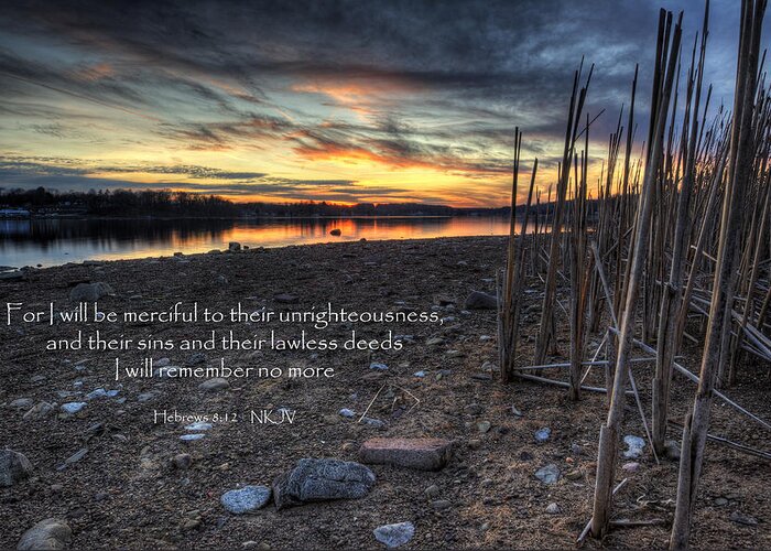 Scripture Photo Greeting Card featuring the photograph Scripture Photo #2 by David Dufresne