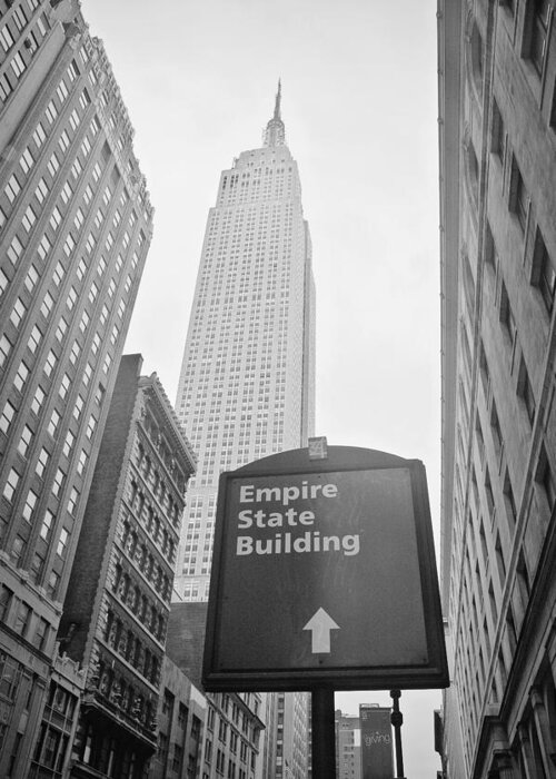New York Greeting Card featuring the photograph The Empire State Building in New York City #2 by Ilker Goksen