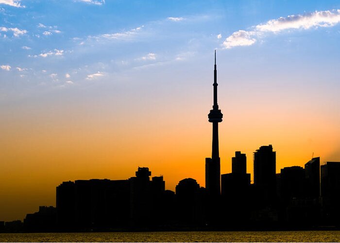 Toronto Greeting Card featuring the photograph Toronto Skyline #2 by Sebastian Musial