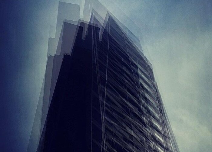 Thispixelnation Greeting Card featuring the photograph #vertigo #thispixelnation #architecture #2 by Justin H