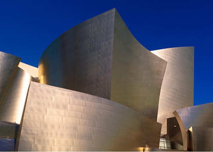 Photography Greeting Card featuring the photograph Walt Disney Concert Hall, Los Angeles #2 by Panoramic Images