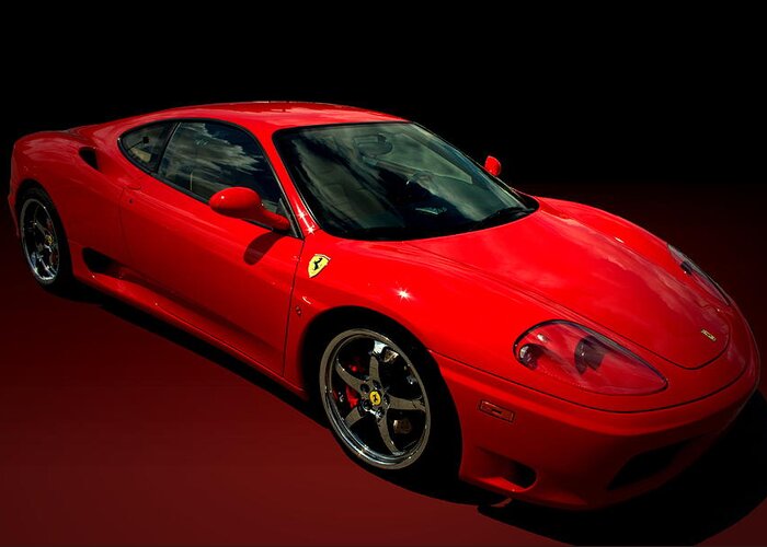 2004 Greeting Card featuring the photograph 2004 Ferrari 360 Modena by Tim McCullough