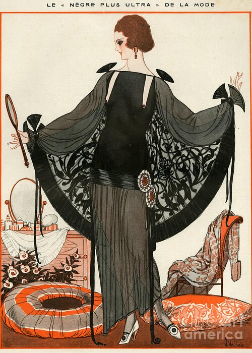 1920s France La Vie Parisienne Magazine Greeting Card for Sale by The ...