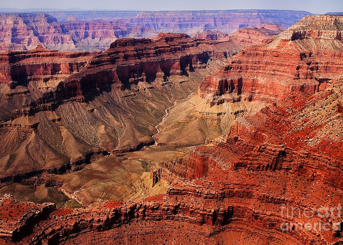 Helicopter Tour Greeting Card featuring the photograph Grand Canyon #3 by Thomas R Fletcher