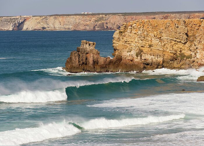 Algarve Greeting Card featuring the photograph Portugal, Algarve, Sagres, View Of #3 by Westend61