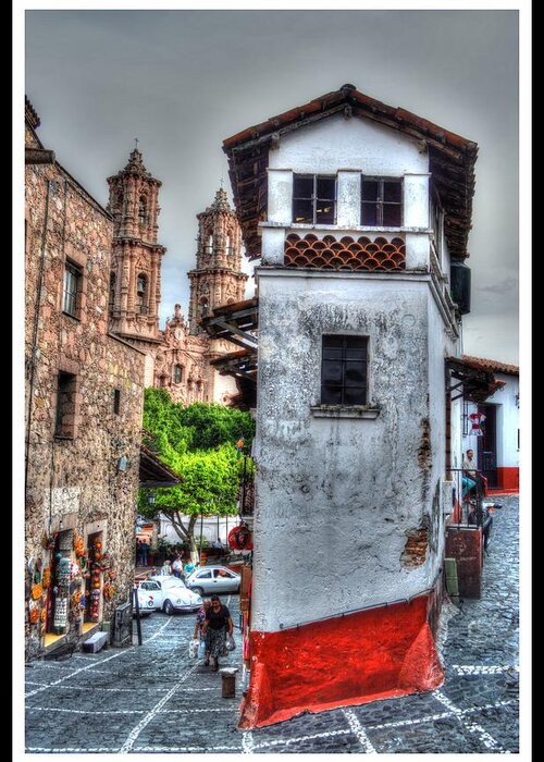 Taxco Mexico Greeting Card featuring the photograph Taxco Mexico #3 by Paul James Bannerman