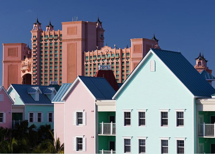 Atlantic Greeting Card featuring the photograph Bahamas, New Providence Island, Nassau #4 by Walter Bibikow