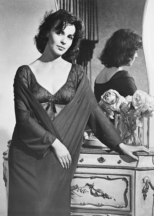 Claire Bloom Greeting Card by Silver Screen