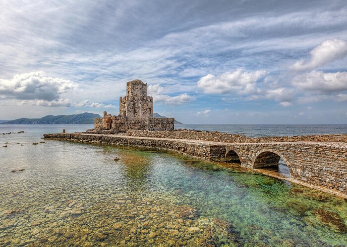 Ancient Greeting Card featuring the photograph Methoni - Greece #4 by Constantinos Iliopoulos