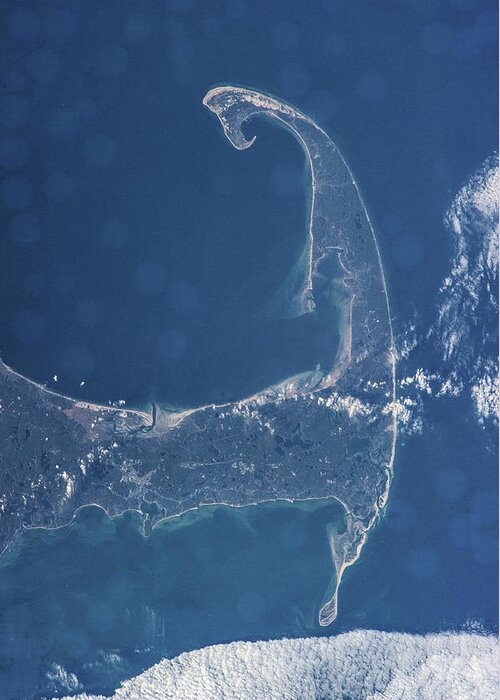 Photography Greeting Card featuring the photograph Satellite View Of Cape Cod National by Panoramic Images