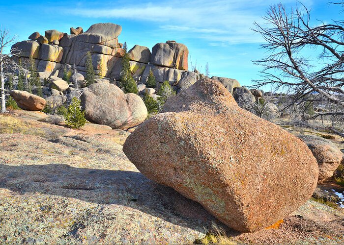 Vedauwoo Rocks Greeting Card featuring the photograph Vedauwoo Rocks #45 by Ray Mathis